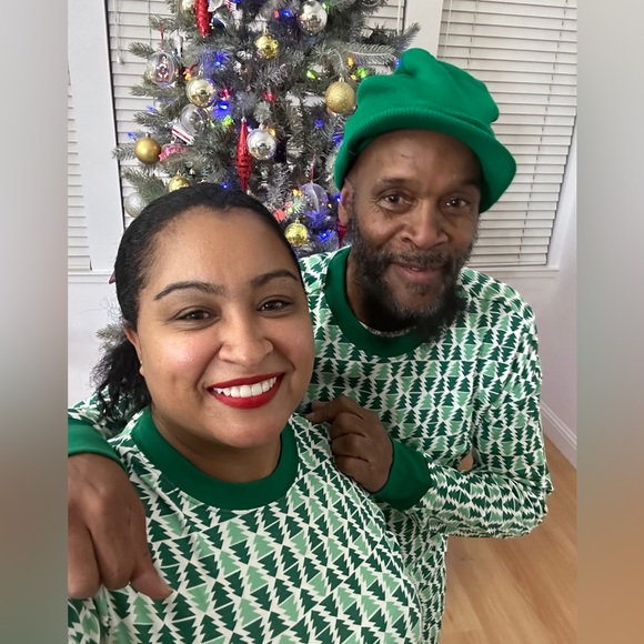 [Lot of 6 for $45] Family Holiday Pajamas 2-pcs Christmas 100% Cotton PJs-Green - Picture 4 of 5